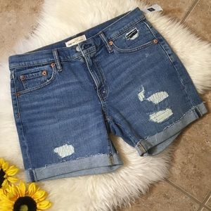 GAP distressed denim shorts, NWT!